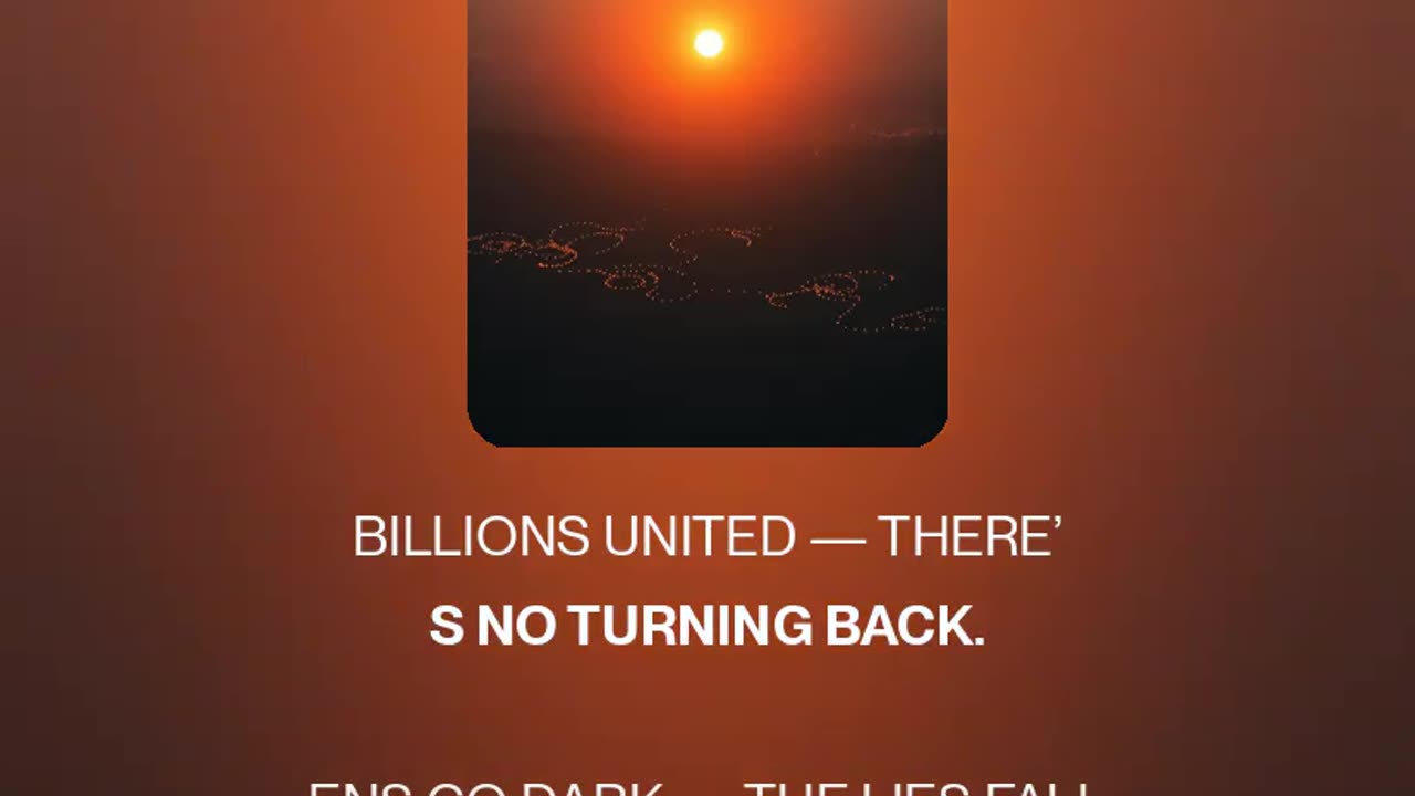 Seven Sparks (Millions Wake the Billions)