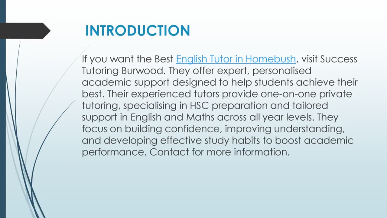 Best English Tutor in Homebush