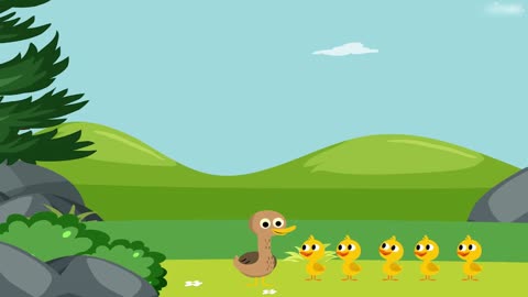 five little ducks \ nursery kids rhymes