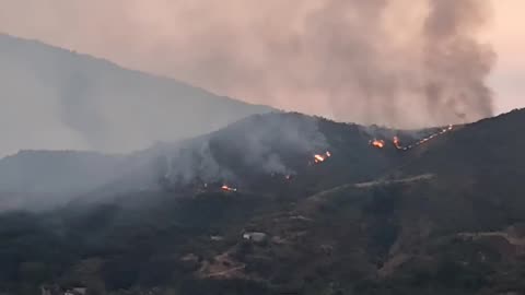 Vijon aktive vatra e zjarrit te zona e Syrit të Kaltër