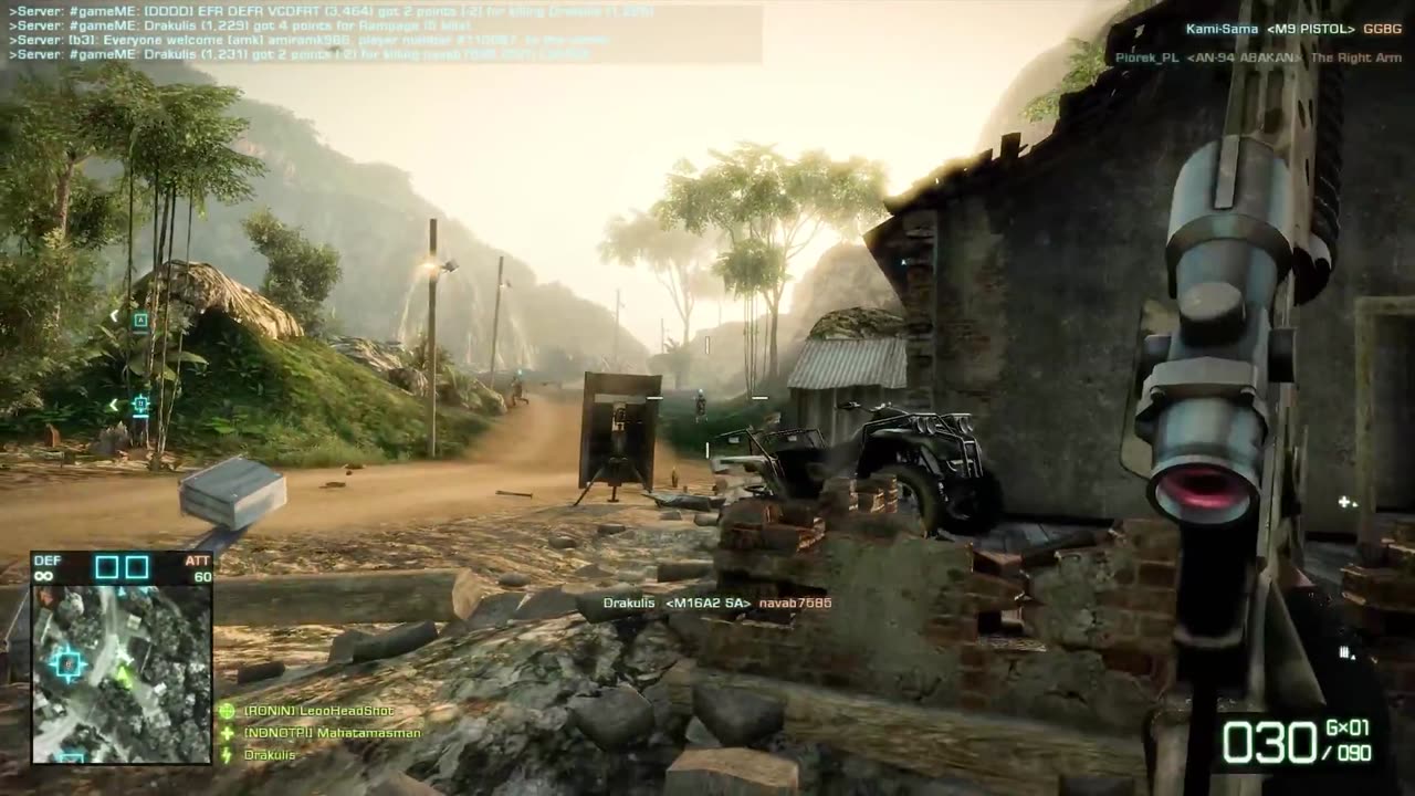 Battlefield Bad Company 2 - JUNGLE WARFARE RUSH - 4K