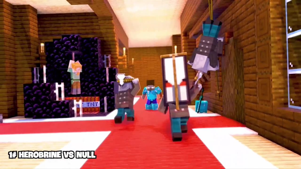 Minecraft animations video