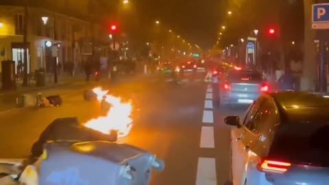 Paris is in a state of complete chaos...