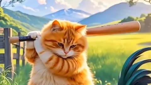 Ai animated cat funny video 😂😻