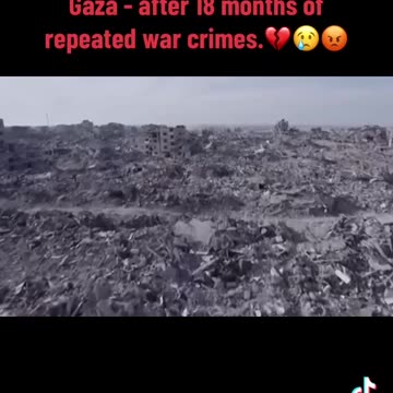 GAZA DUPĂ 18 LUNI DE HOLOCAUST SĂVÂRȘIT DE ISRAEL ÎMPOTRIVA PALESTINIENILOR!