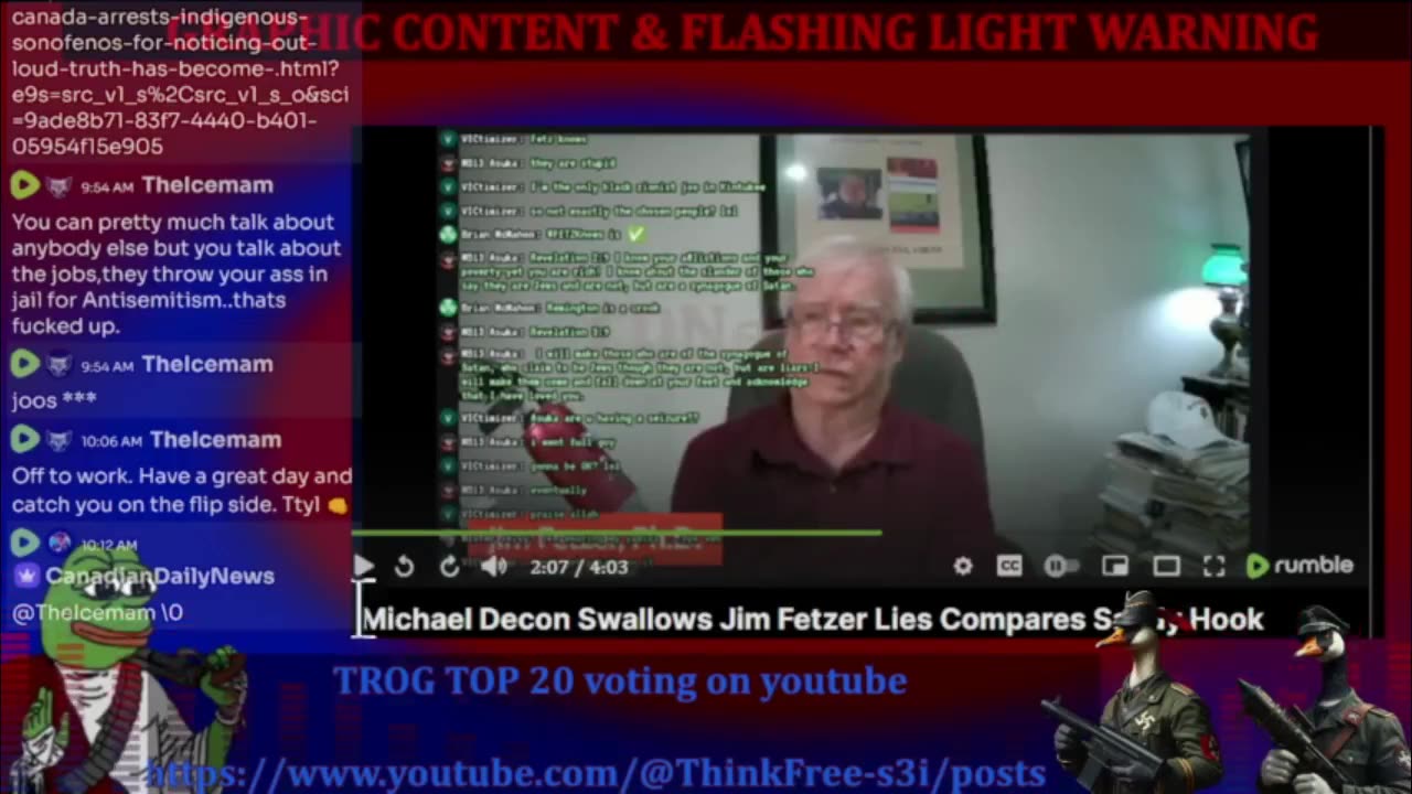 CDNews - Fetzer vs Rumble