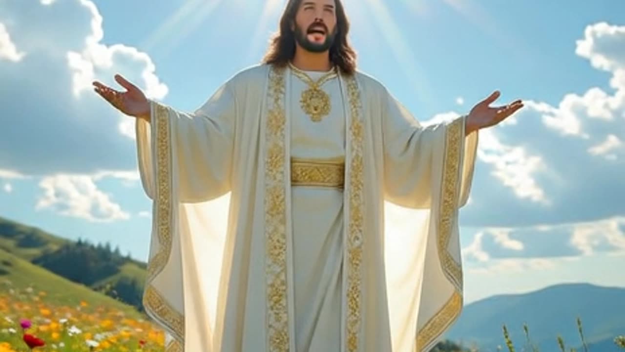 “Jesus Embracing Us With Love and Light”