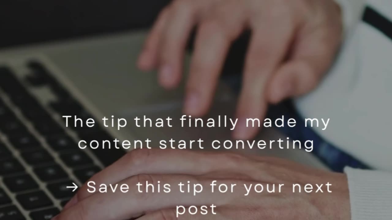 The Tip That Finally Made My Content Start Converting
