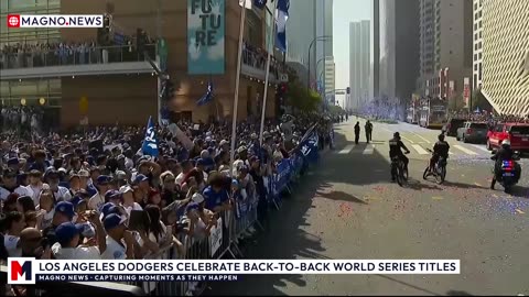 🇺🇸 Los Angeles Dodgers Celebrate Back-to-Back World Series Titles in Epic Downtown Parade [LIVE]