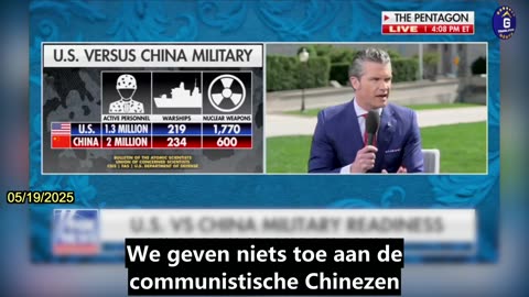 【NL】Pete Hegseth: We zullen op elk niveau dilemma's creëren voor de CCP