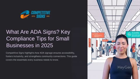 What Are ADA Signs? Key Compliance Tips for Small Businesses in 2025