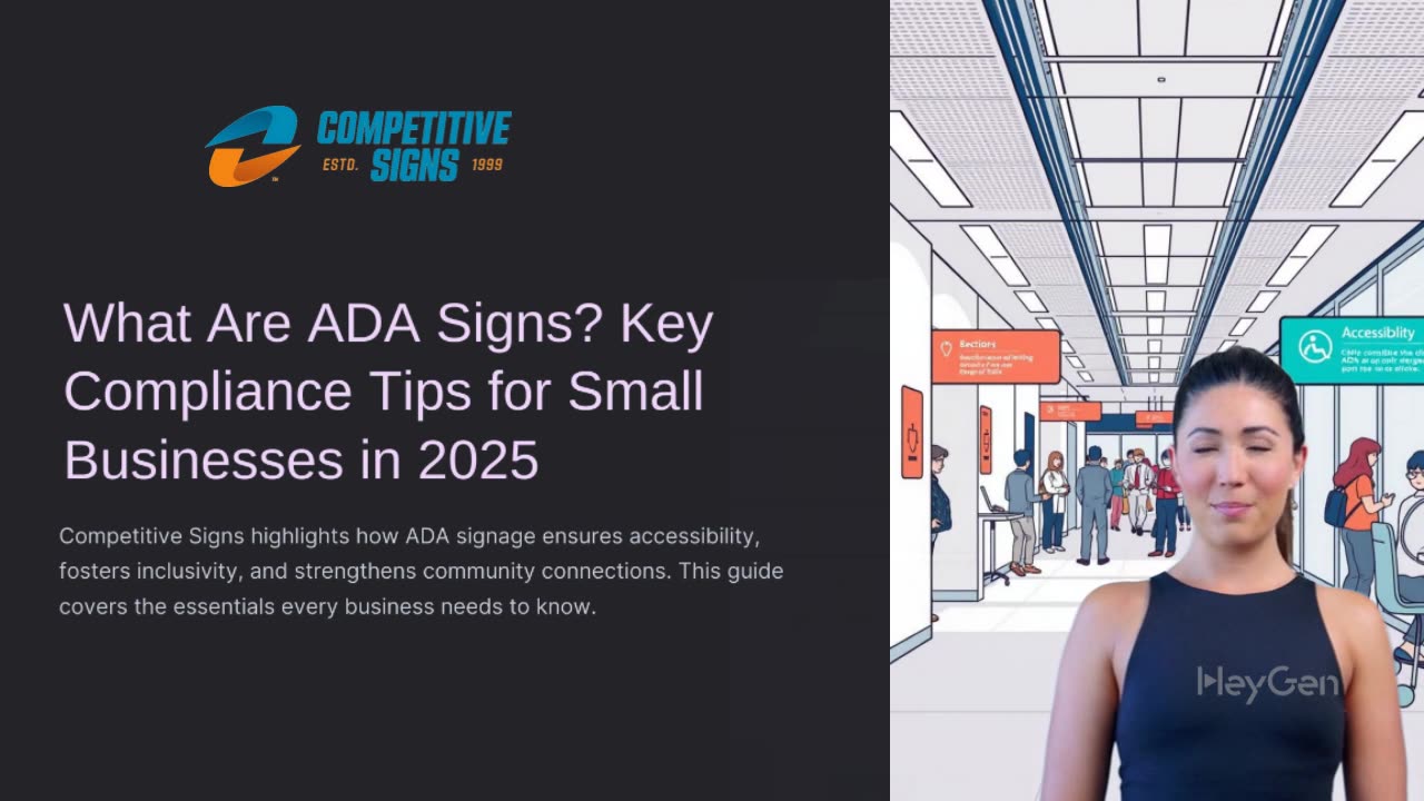 What Are ADA Signs? Key Compliance Tips for Small Businesses in 2025