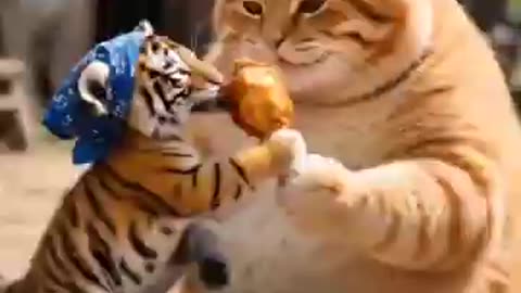 Funy viral cat🤣🤣😂offline buster maker