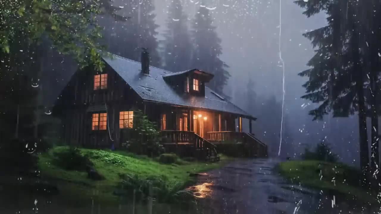 Soothing Rain & Thunder for Deep Sleep – ASMR Sounds to Relax, Unwind, and Dream