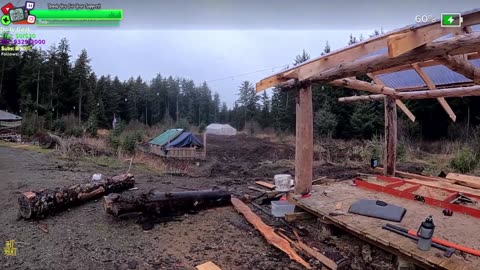 Solar Instal and Plants in Greenhouse Building the MOST ADVANCED FARMSTEAD IN IRL REMOTE Isolated ALASKAN Village | !Real !Homestead