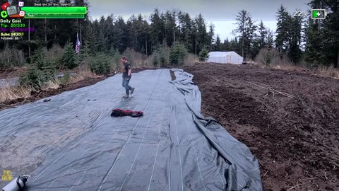 Solar Instal and Plants in Greenhouse Building the MOST ADVANCED FARMSTEAD IN IRL REMOTE Isolated ALASKAN Village | !Real !Homestead