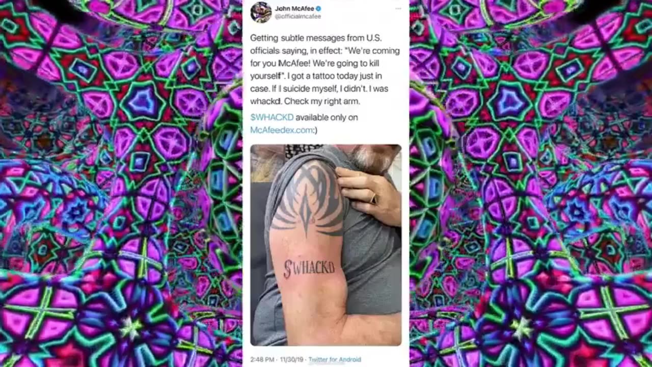 TRUE HON John McAFEE!-))) sPEAK TO THE sHAMAN YOURSELF!-)))