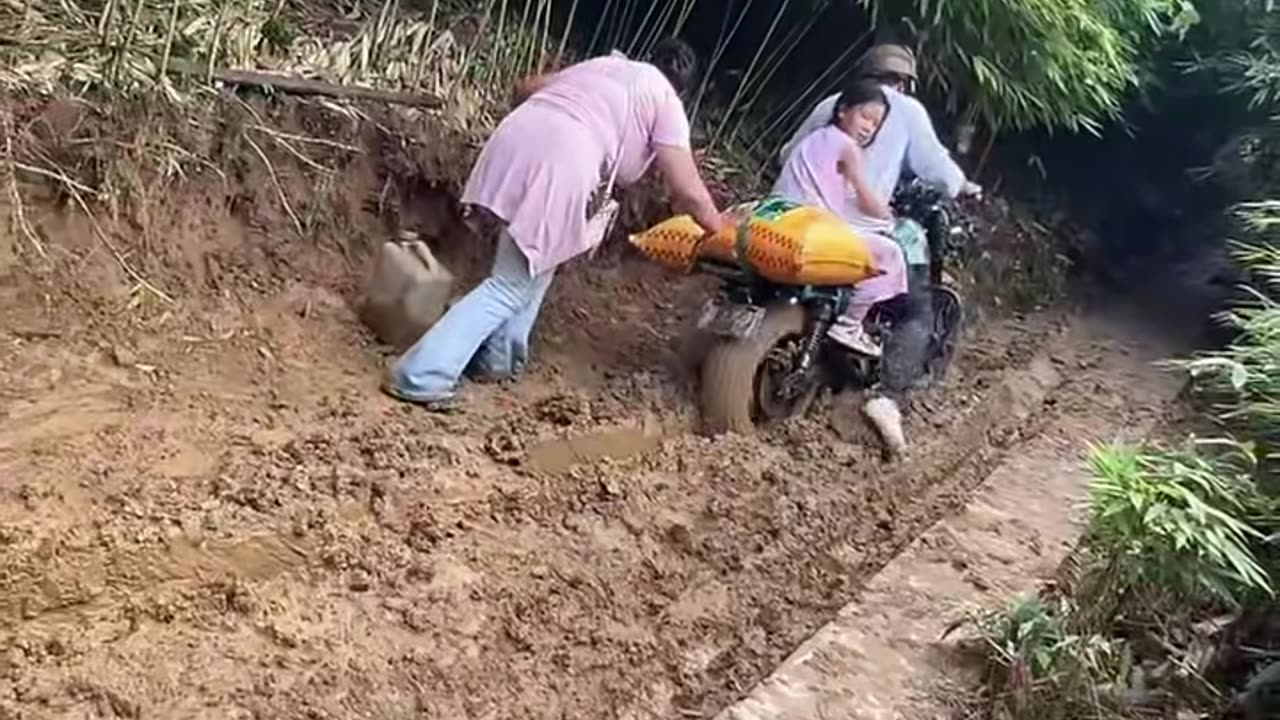 Bike riding in hills offroad
