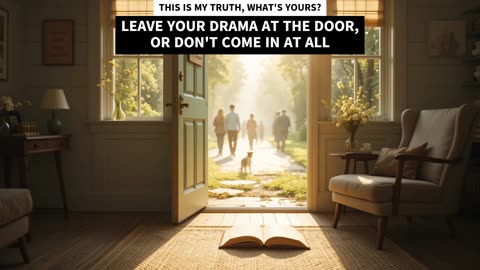 LEAVE YOUR DRAMA AT THE DOOR, OR DON'T COME IN AT ALL