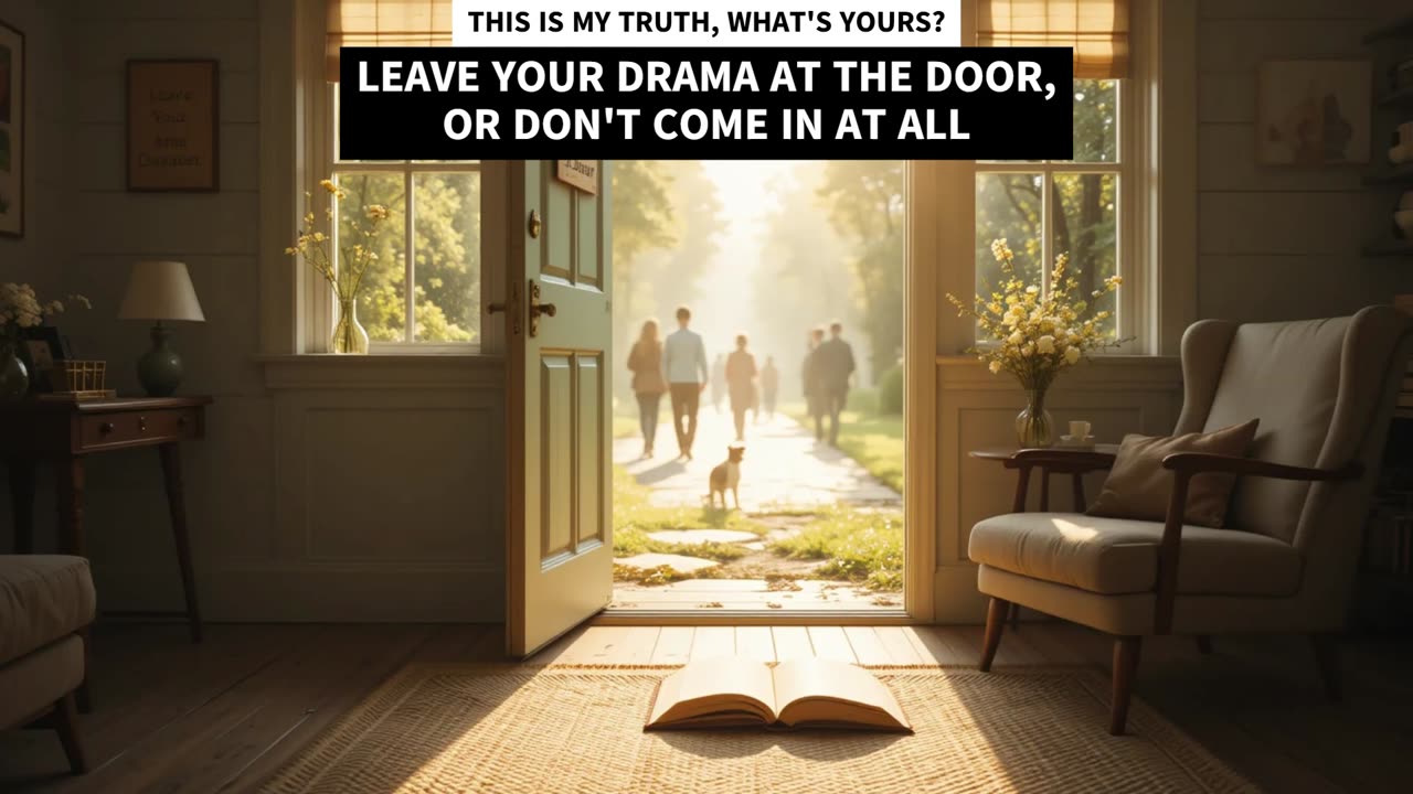 LEAVE YOUR DRAMA AT THE DOOR, OR DON'T COME IN AT ALL