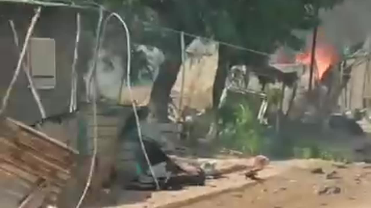 The explosions at the fireworks warehouse continued