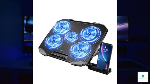 AIMIUZI Laptop Cooling Pad Laptop Cooler Stand, Laptop Fan Cooling Pad for 12-15.6 Inch La