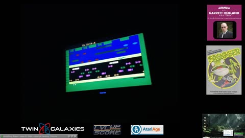Atari 2600 NTSC - Frogger Game 3 A/X - 42,043 ** WORLD RECORD **