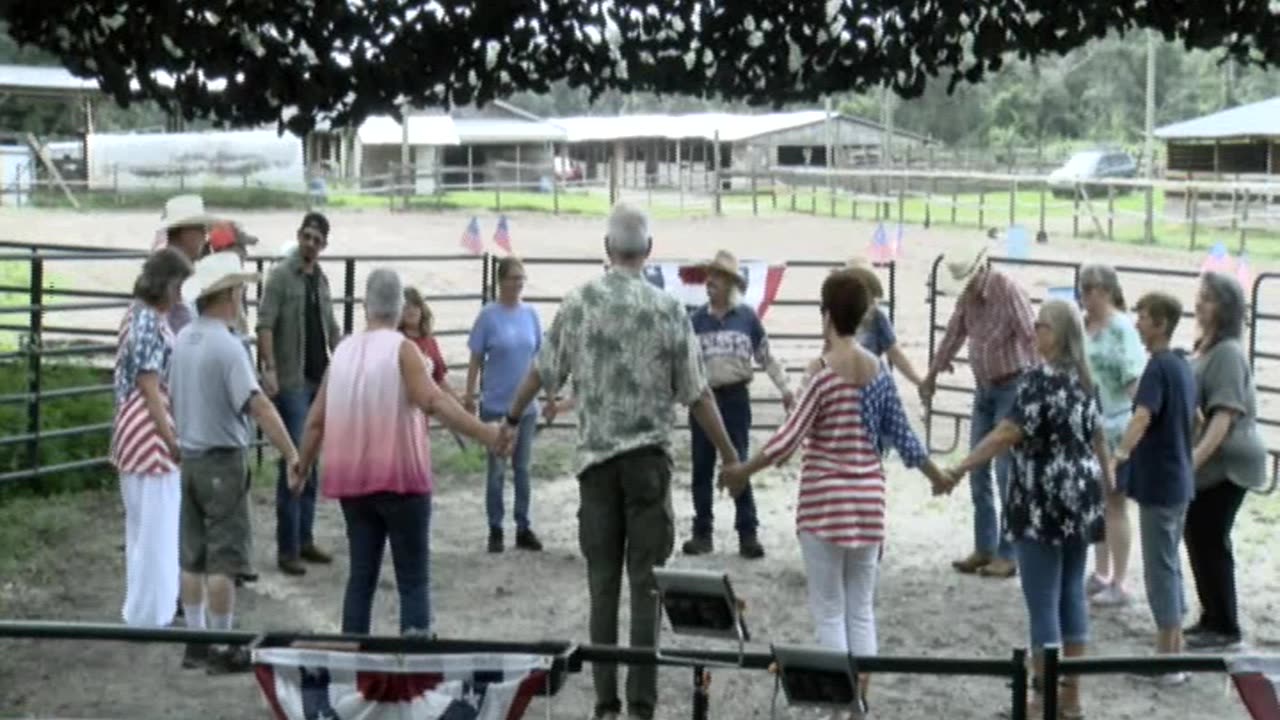Skipper Calder & Cowboy-up Ministry bring horse training with a message at 11am.