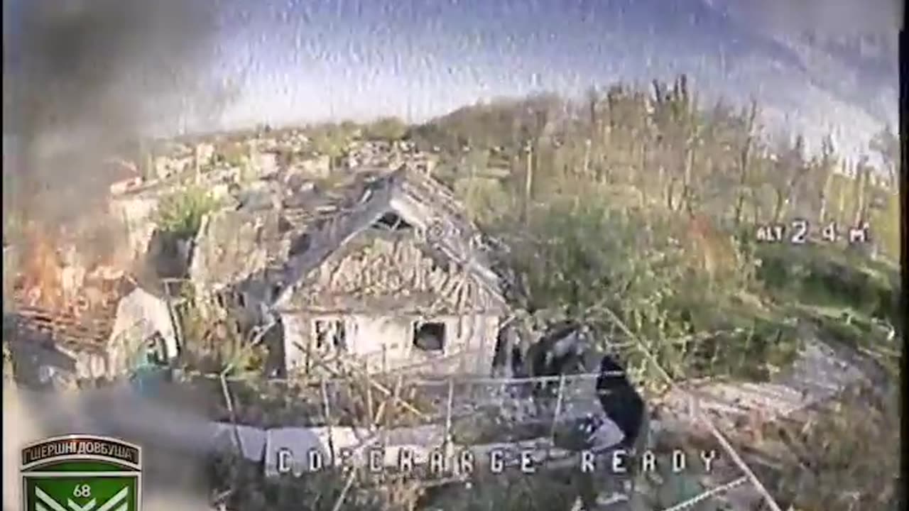 Ukrainian Drone Flies into Attic and Detonates