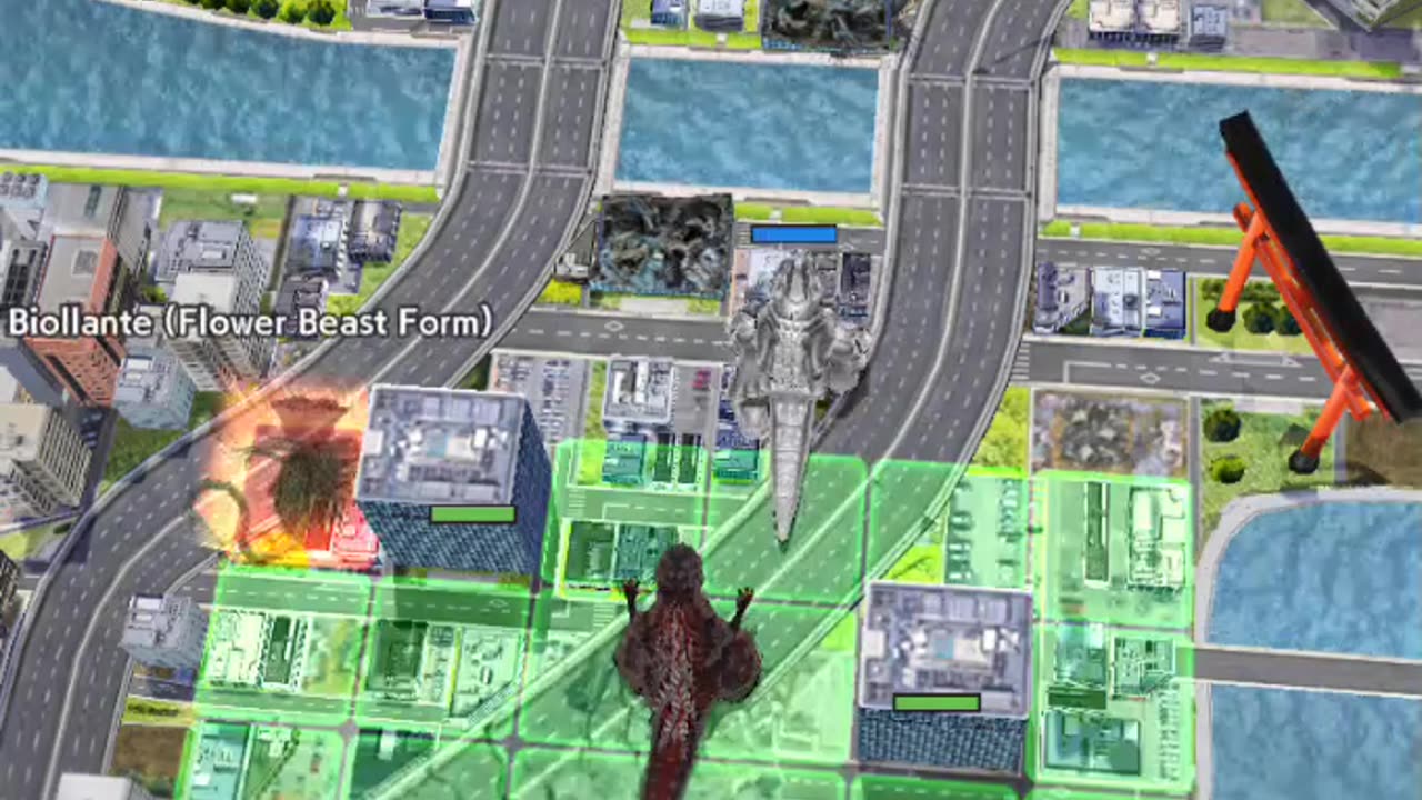 Godzilla Battle line Gameplay