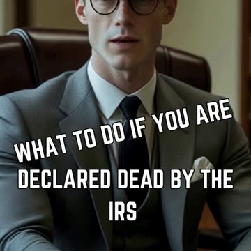 What would YOU do if the IRS said you were dead?