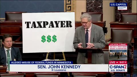 John Kennedy Kneels On Senate Floor Begging John Thune To Back Second Reconciliation Bill