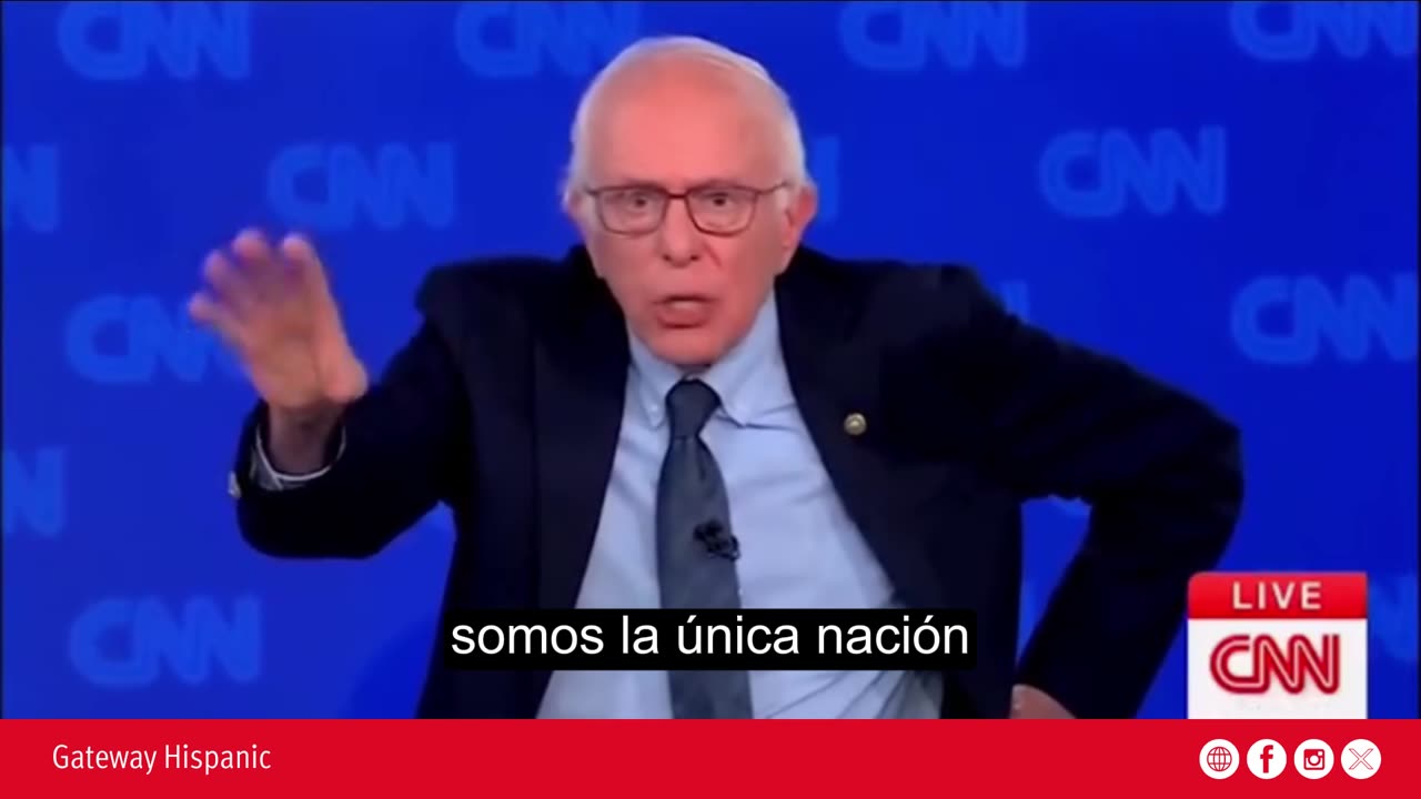Sanders Criticizes CNN for Diverting Attention from the Country’s Real Problems