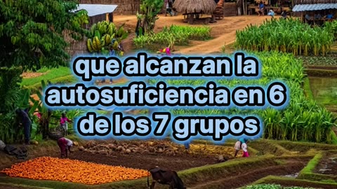 El único país que podría sobrevivir sin importar comida del extranjero.