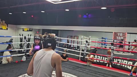 Joey sparring Michael 1. 7/24/25