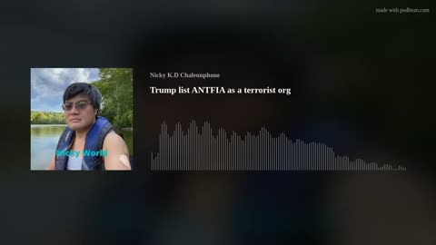 Trump list ANTFIA as a terrorist org