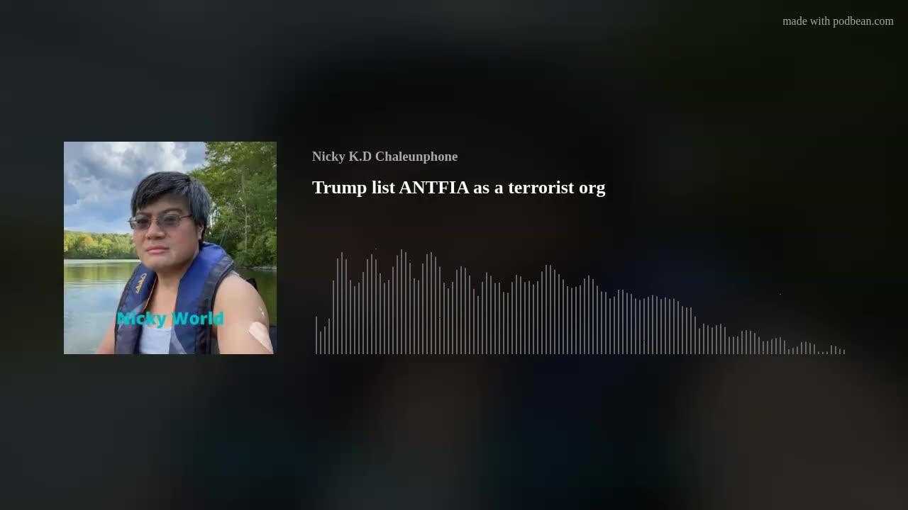 Trump list ANTFIA as a terrorist org