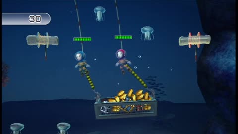 Wii Play: Motion - Two-Player Treasure Twirl Partner Mode
