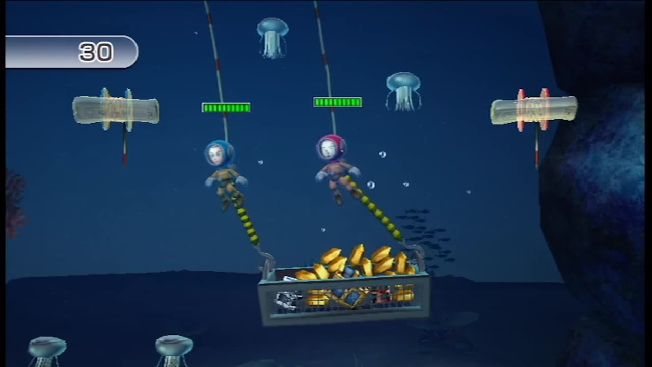Wii Play: Motion - Two-Player Treasure Twirl Partner Mode