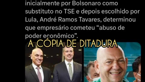 Imagens da Ditadura do STF 2025: copiando a Venezuela.