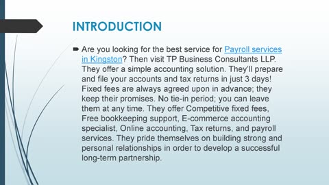 Best Payroll services in Kingston