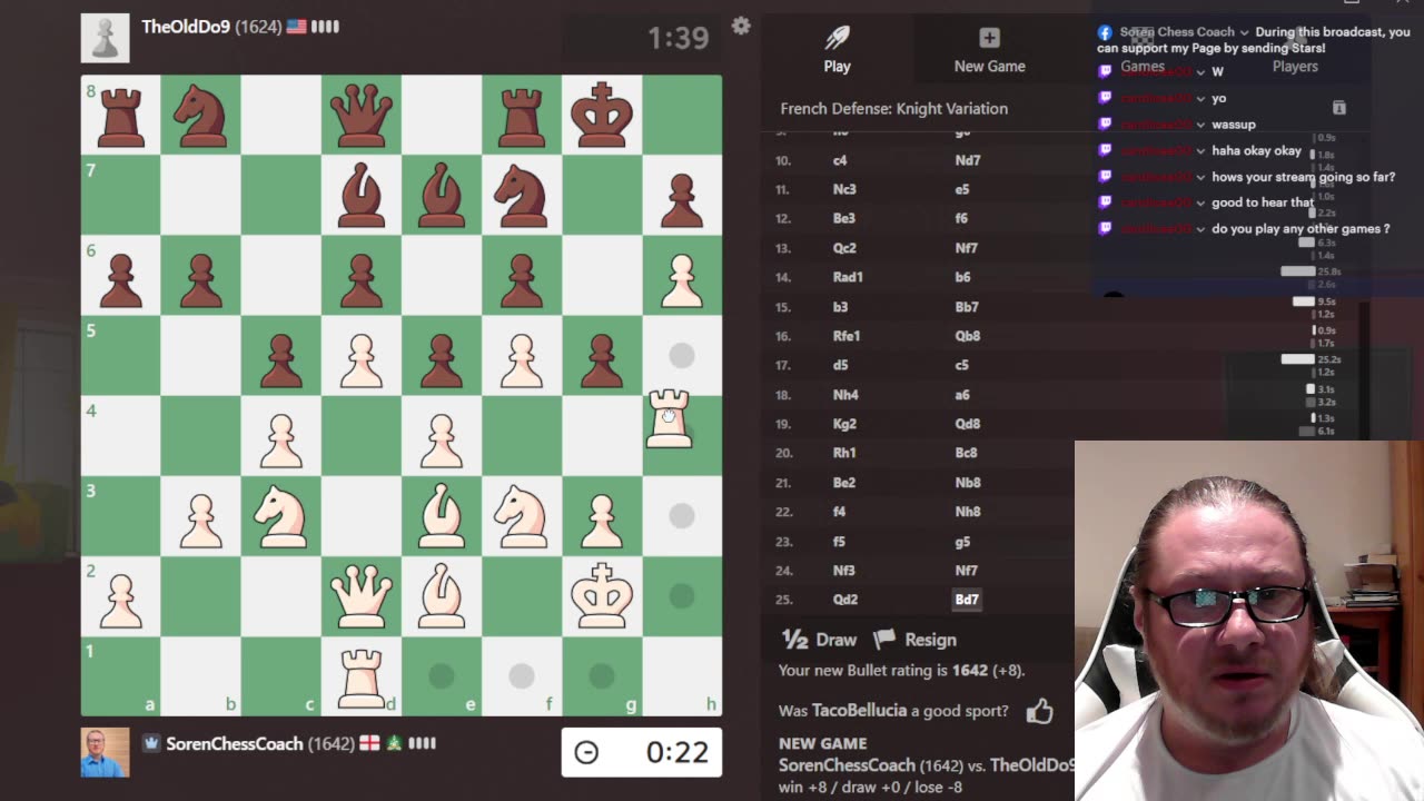 LIVE Chess with Soren