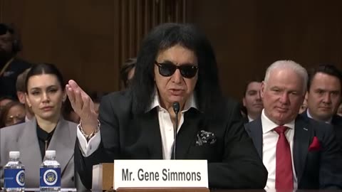 Gene Simmons testifies at Senate hearing about American Music Fairness Act