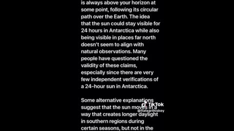 There Is No 24 Hour Sun In Antarctica