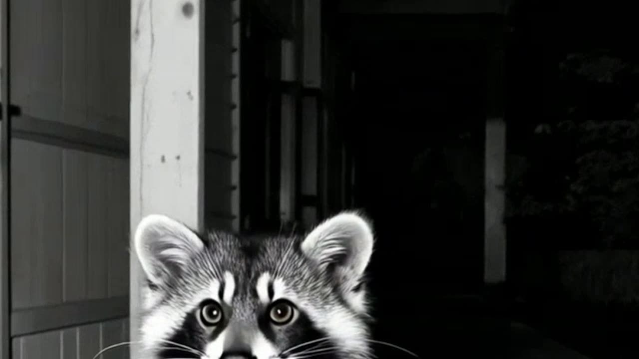 CCTV 2:44 AM | Cat Waves at Camera
