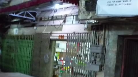 Twilight Time Walk Along Elcano Street in Manila City in the Philippines