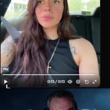 leftist says if you support trump you cant look at her she nuts