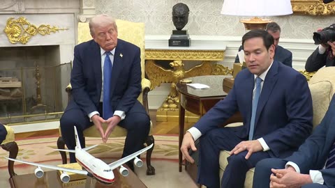 President Trump Participates in a Bilateral Meeting with the Prime Minister of Norway, Apr. 24, 2025