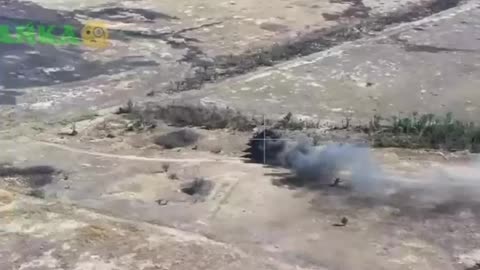 Large Group of Armored Vehicles Are Taken Out One by One