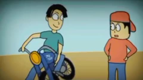 Chamat Man Cartoon | Karachi Bike Racer Accident | Episode 01